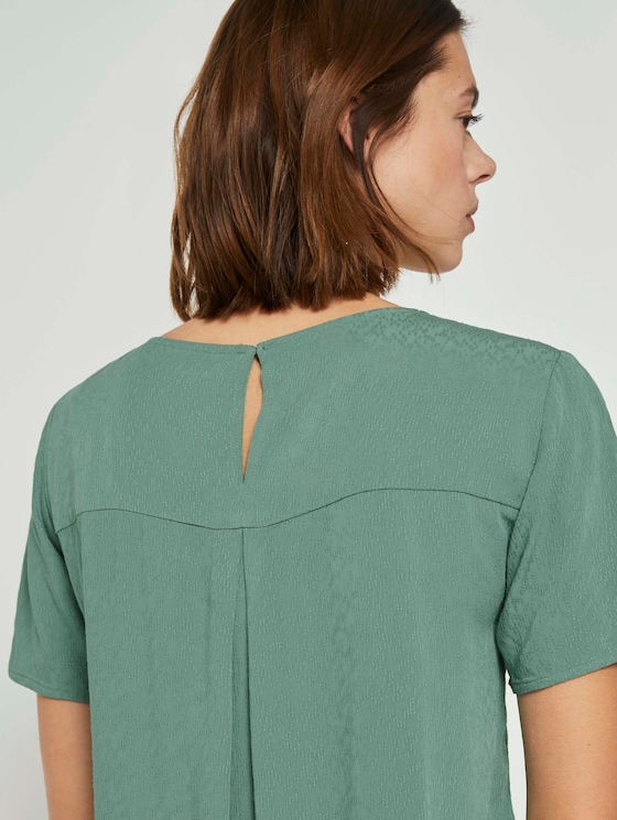 Strukturiertes Blusenshirt - Frauen - vintage green Strukturiertes Blusenshirt - Frauen - vintage green - 9 - TOM TAILOR Denim