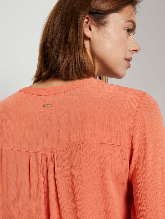 Tunika mit Henley-Ausschnitt - Frauen - burnt coral Tunika mit Henley-Ausschnitt - Frauen - burnt coral - 9 - TOM TAILOR Denim