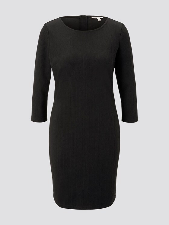 Strukturiertes Mini Bodycon-Kleid - Frauen - Deep Black Strukturiertes Mini Bodycon-Kleid - Frauen - Deep Black - 7 - TOM TAILOR Denim
