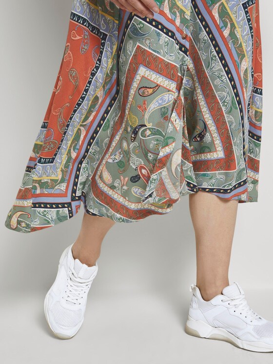 Patterned midi shirt dress - Women - patchwork paisley print Patterned midi shirt dress - Women - patchwork paisley print - 10 - TOM TAILOR Denim