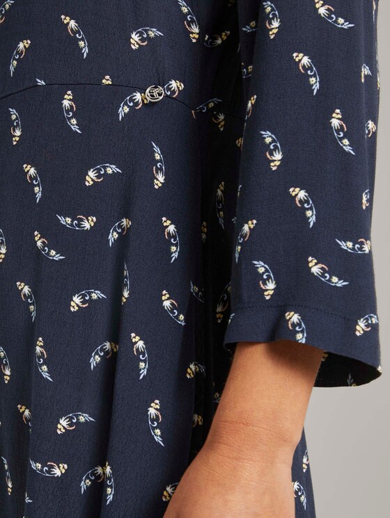 Gemustertes Midi-Hemdkleid - Frauen - small navy paisley Gemustertes Midi-Hemdkleid - Frauen - small navy paisley - 9 - TOM TAILOR Denim