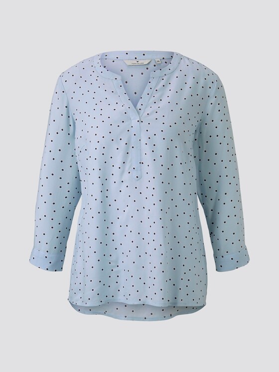 Gemusterte Bluse - Frauen - light blue dot design Gemusterte Bluse - Frauen - light blue dot design - 7 - TOM TAILOR