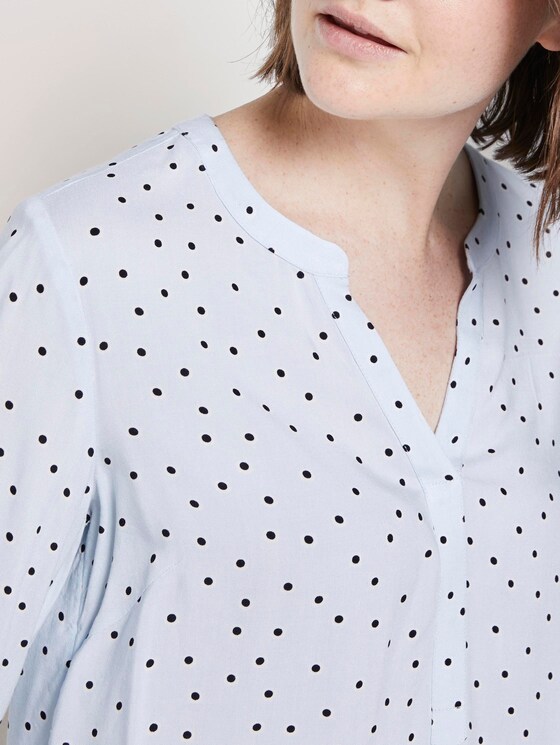 Gemusterte Bluse - Frauen - light blue dot design Gemusterte Bluse - Frauen - light blue dot design - 9 - TOM TAILOR