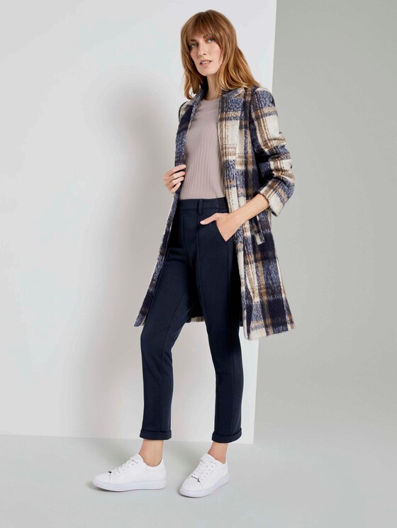 Loose fit trousers with bow pleats - Women - Sky Captain Blue Loose fit trousers with bow pleats - Women - Sky Captain Blue - 3 - TOM TAILOR