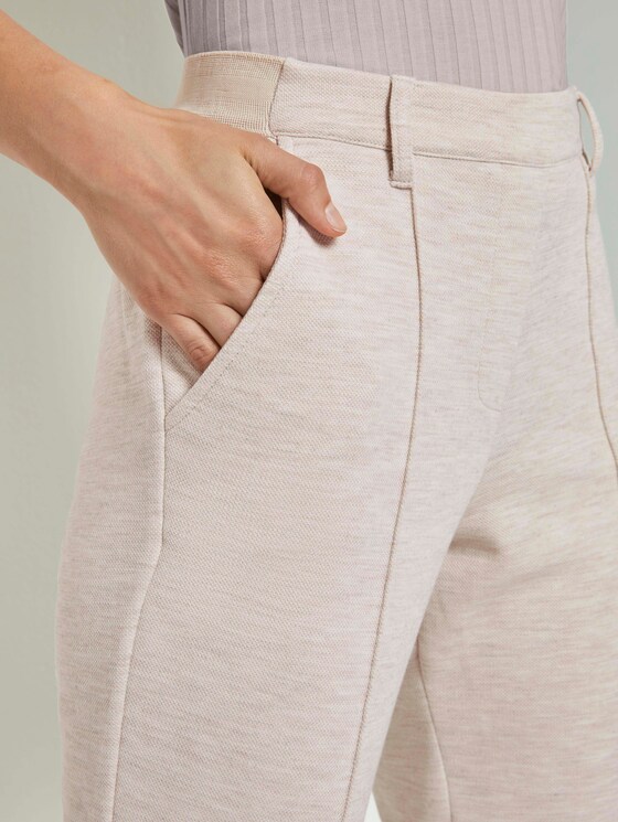 Loose Fit Hose mit Bügelfalten - Frauen - desert sand melange Loose Fit Hose mit Bügelfalten - Frauen - desert sand melange - 9 - TOM TAILOR