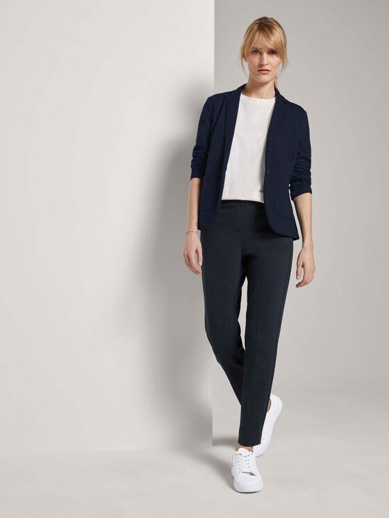 Strukturierter Blazer - Frauen - Sky Captain Blue Strukturierter Blazer - Frauen - Sky Captain Blue - 3 - TOM TAILOR