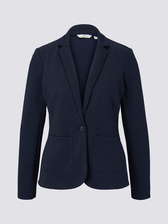 Strukturierter Blazer - Frauen - Sky Captain Blue Strukturierter Blazer - Frauen - Sky Captain Blue - 7 - TOM TAILOR