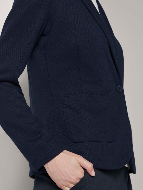 Strukturierter Blazer - Frauen - Sky Captain Blue Strukturierter Blazer - Frauen - Sky Captain Blue - 9 - TOM TAILOR