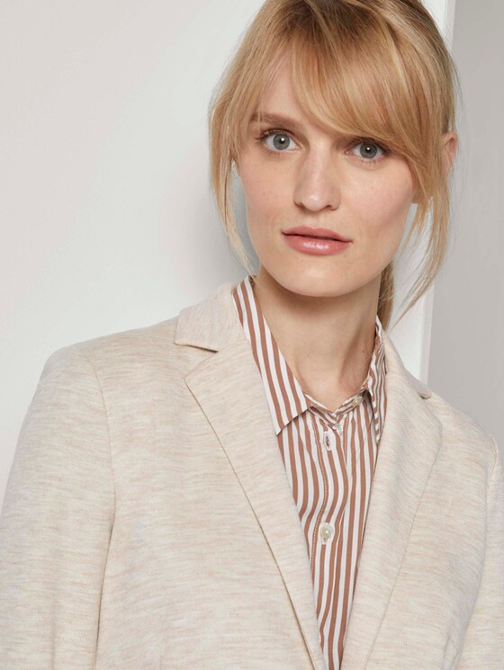 Strukturierter Blazer - Frauen - desert sand melange Strukturierter Blazer - Frauen - desert sand melange - 10 - TOM TAILOR