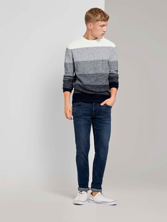 Strickpullover mit Farbverlauf - Männer - navy degrade design Strickpullover mit Farbverlauf - Männer - navy degrade design - 3 - TOM TAILOR Denim