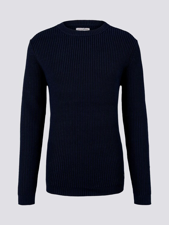 Schlichter Pullover - Männer - Sky Captain Blue Schlichter Pullover - Männer - Sky Captain Blue - 7 - TOM TAILOR Denim