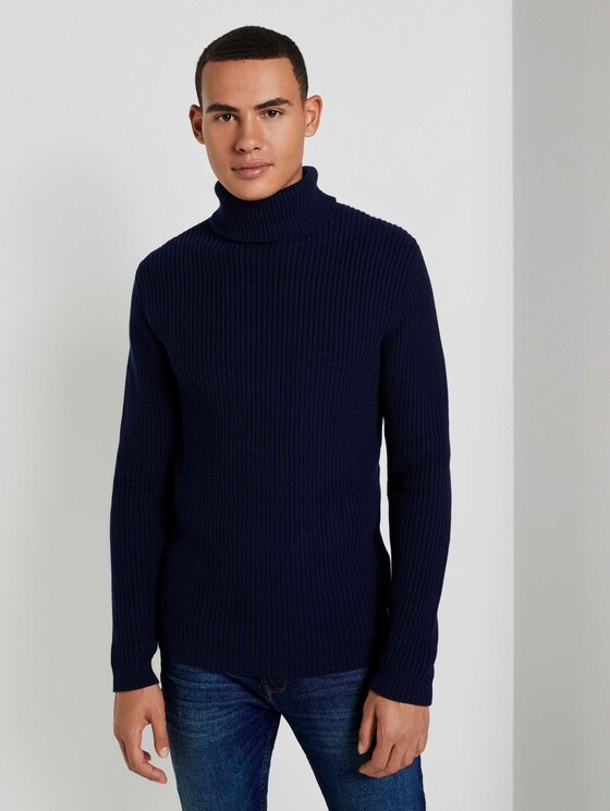Basic Rollkragenpullover - Männer - Sky Captain Blue Basic Rollkragenpullover - Männer - Sky Captain Blue - 1 - TOM TAILOR Denim