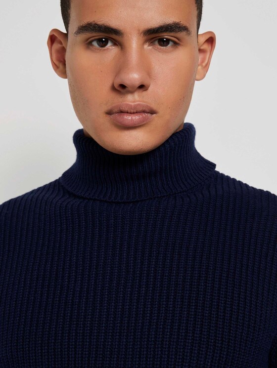 Basic Rollkragenpullover - Männer - Sky Captain Blue Basic Rollkragenpullover - Männer - Sky Captain Blue - 9 - TOM TAILOR Denim