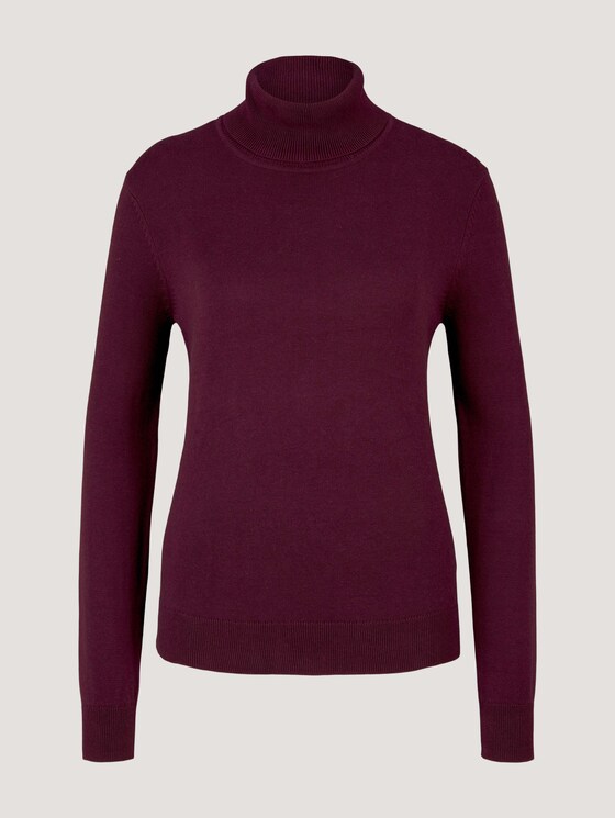 Turtleneck sweater - Women - Gipsy Purple Turtleneck sweater - Women - Gipsy Purple - 7 - TOM TAILOR
