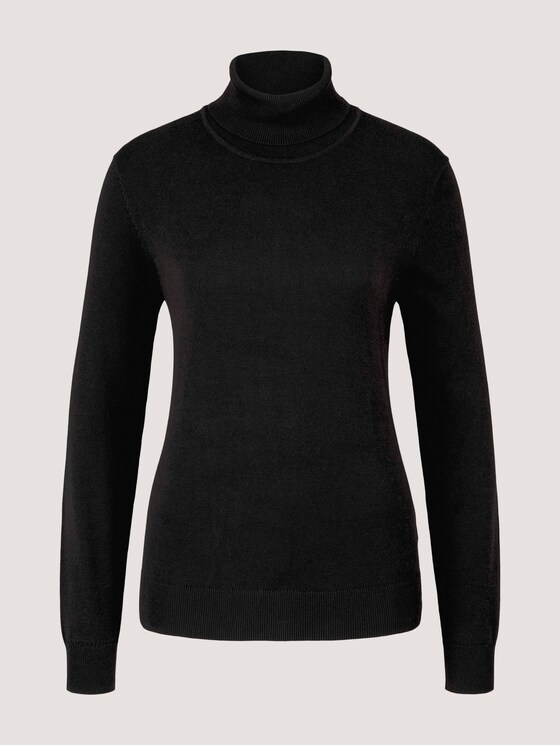 Rollkragen-Pullover - Frauen - Deep Black Rollkragen-Pullover - Frauen - Deep Black - 7 - TOM TAILOR