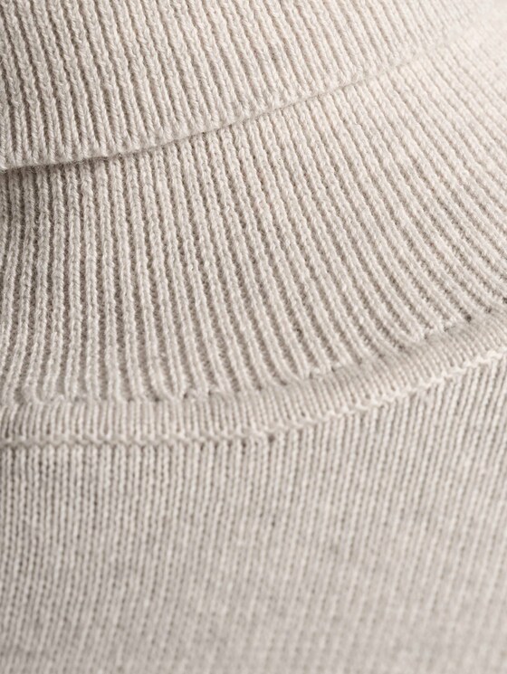 Rollkragen-Pullover - Frauen - desert-sand melange Rollkragen-Pullover - Frauen - desert-sand melange - 9 - TOM TAILOR