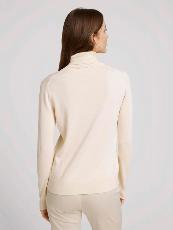Rollkragenpullover - Frauen - soft creme beige Rollkragenpullover - Frauen - soft creme beige - 2 - TOM TAILOR