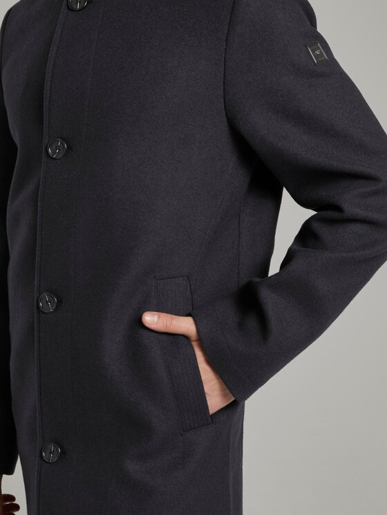 Modern coat with a stand-up collar - Men - Sky Captain Blue Modern coat with a stand-up collar - Men - Sky Captain Blue - 9 - TOM TAILOR