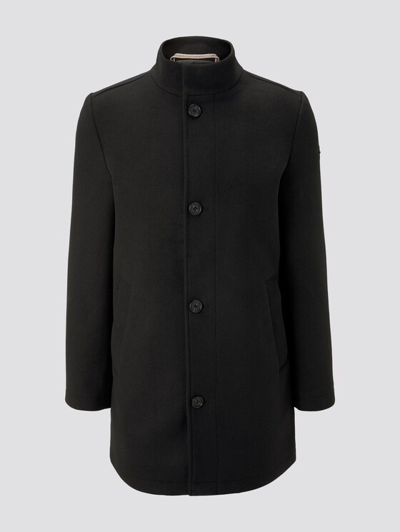 Moderner Mantel mit Stehkragen - Männer - Black Moderner Mantel mit Stehkragen - Männer - Black - 7 - TOM TAILOR