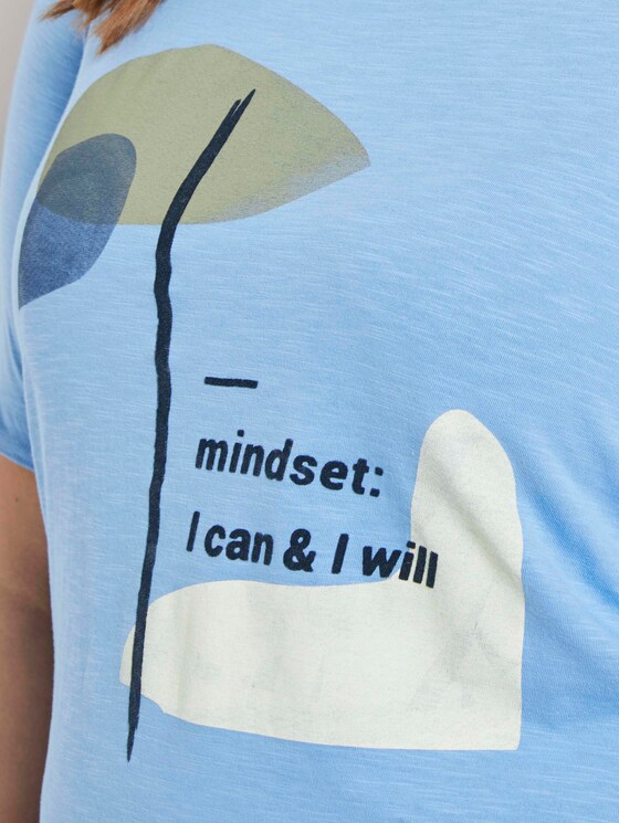 T-Shirt mit Artwork - Frauen - sea blue T-Shirt mit Artwork - Frauen - sea blue - 10 - My True Me