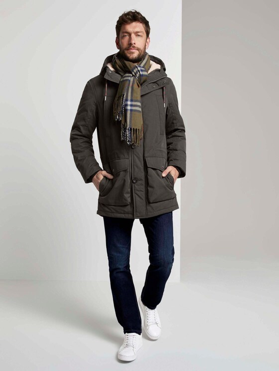 Parka mit Kapuze - Männer - Shadow Olive Parka mit Kapuze - Männer - Shadow Olive - 3 - TOM TAILOR