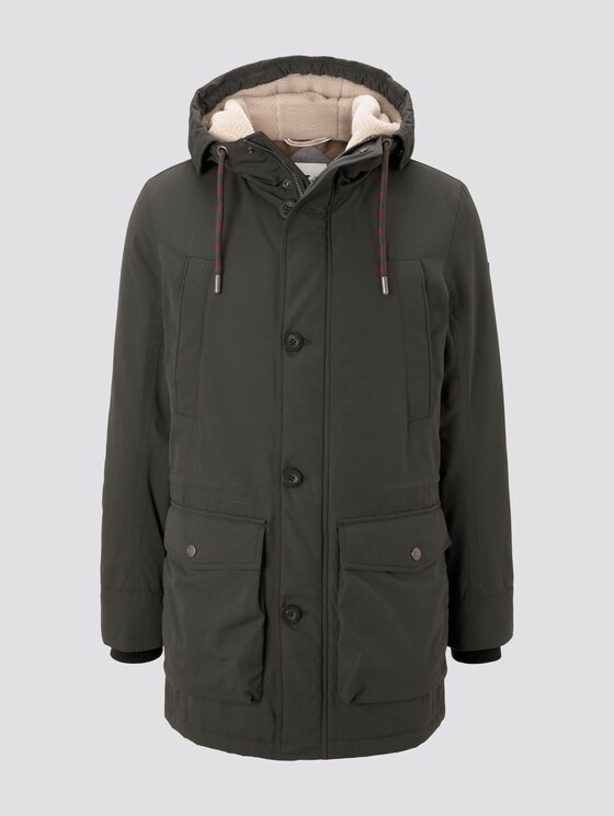 Parka mit Kapuze - Männer - Shadow Olive Parka mit Kapuze - Männer - Shadow Olive - 7 - TOM TAILOR