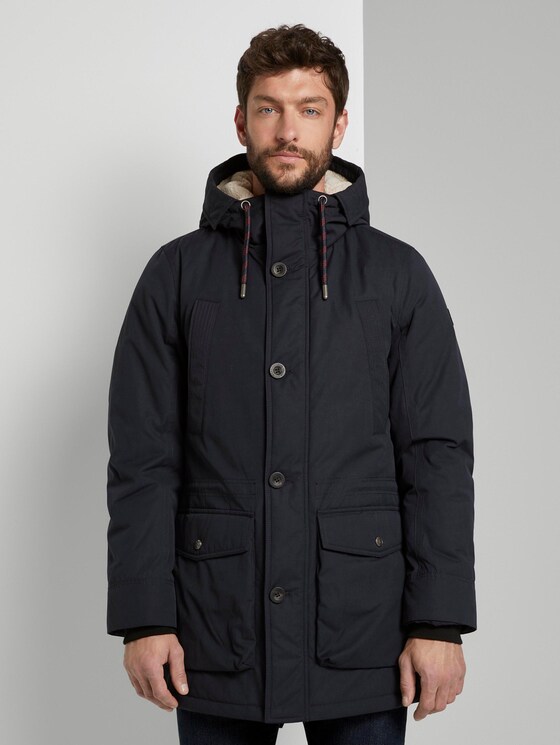 Parka mit Kapuze - Männer - Sky Captain Blue Parka mit Kapuze - Männer - Sky Captain Blue - 1 - TOM TAILOR