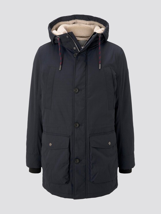 Parka mit Kapuze - Männer - Sky Captain Blue Parka mit Kapuze - Männer - Sky Captain Blue - 7 - TOM TAILOR