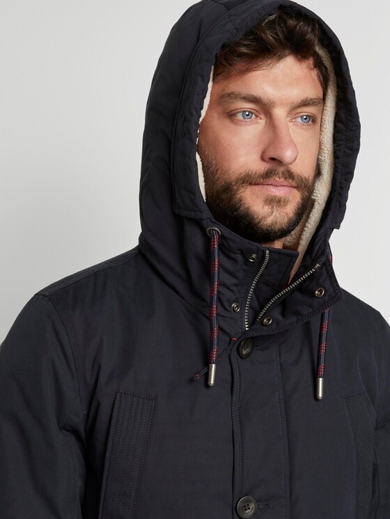 Parka mit Kapuze - Männer - Sky Captain Blue Parka mit Kapuze - Männer - Sky Captain Blue - 9 - TOM TAILOR