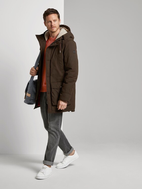 Parka mit Kapuze - Männer - delicioso brown Parka mit Kapuze - Männer - delicioso brown - 3 - TOM TAILOR