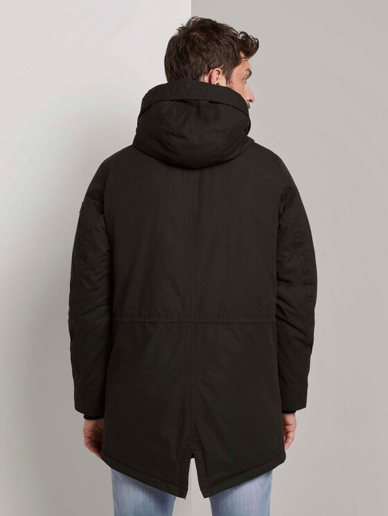 Parka mit Kapuze - Männer - Black Parka mit Kapuze - Männer - Black - 2 - TOM TAILOR