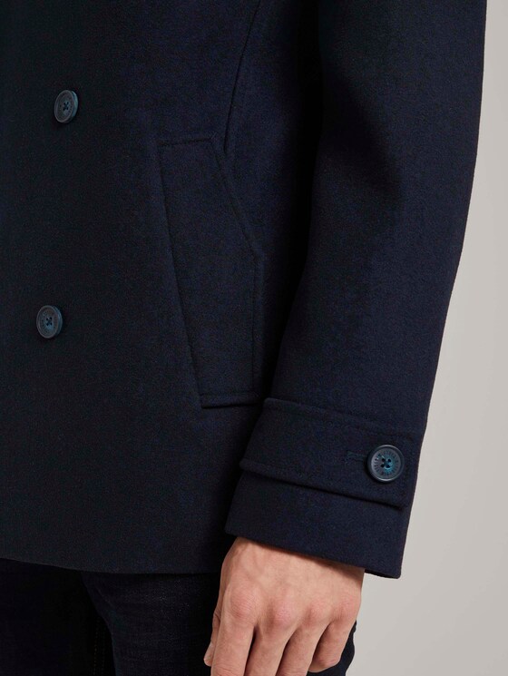 Caban jas met gewatteerde inzet - Mannen - Sky Captain Blue Caban jas met gewatteerde inzet - Mannen - Sky Captain Blue - 10 - TOM TAILOR Denim
