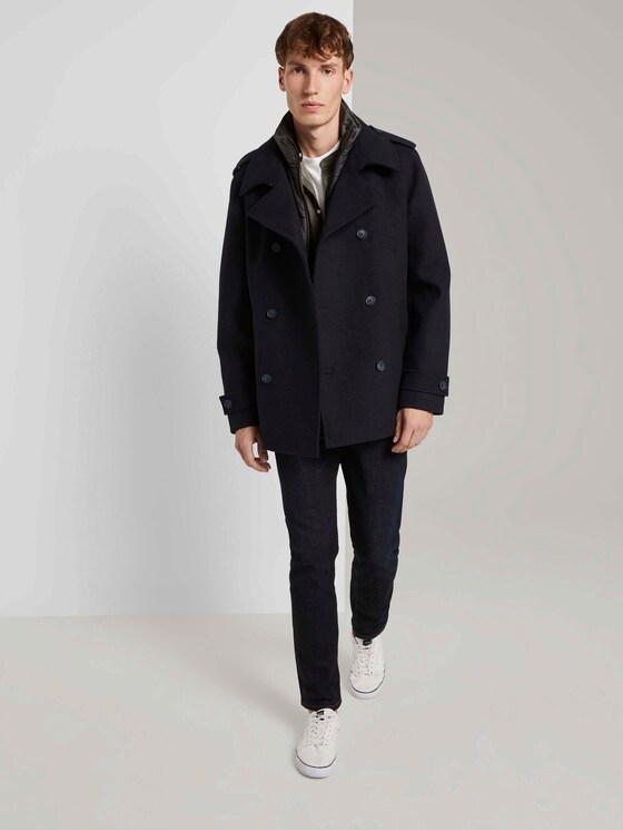 Caban jas met gewatteerde inzet - Mannen - Sky Captain Blue Caban jas met gewatteerde inzet - Mannen - Sky Captain Blue - 3 - TOM TAILOR Denim