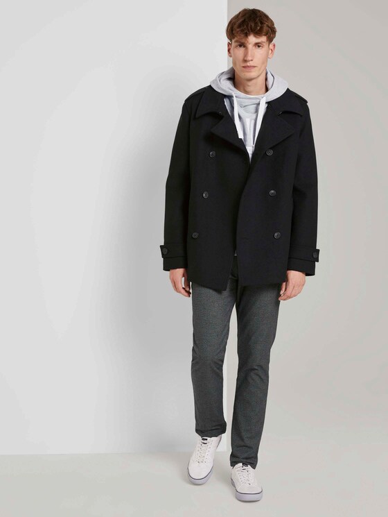 Caban-Jacke mit Steppeinsatz - Männer - Black Caban-Jacke mit Steppeinsatz - Männer - Black - 3 - TOM TAILOR Denim