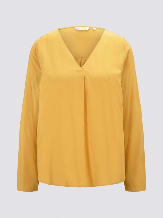 Tunika mit V-Ausschnitt - Frauen - Indian Spice Yellow Tunika mit V-Ausschnitt - Frauen - Indian Spice Yellow - 7 - TOM TAILOR Denim