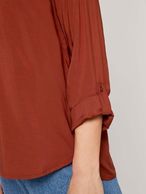 Tunika mit V-Ausschnitt - Frauen - Rust Orange Tunika mit V-Ausschnitt - Frauen - Rust Orange - 10 - TOM TAILOR Denim