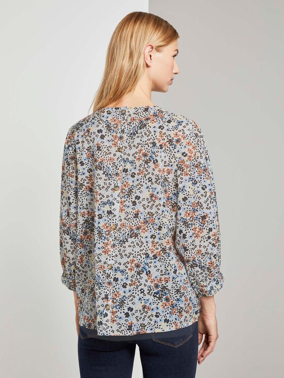 Verspielte Bluse mit Blumenprint - Frauen - light flower print Verspielte Bluse mit Blumenprint - Frauen - light flower print - 2 - TOM TAILOR Denim