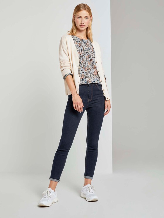 Verspielte Bluse mit Blumenprint - Frauen - light flower print Verspielte Bluse mit Blumenprint - Frauen - light flower print - 3 - TOM TAILOR Denim