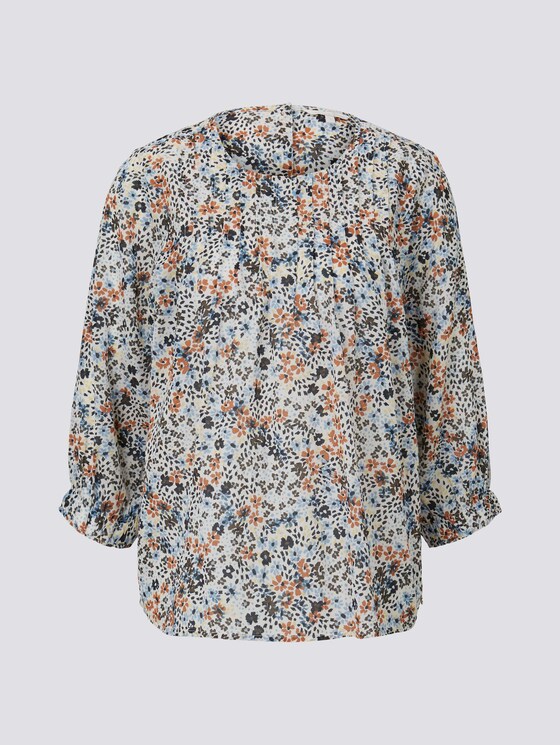 Verspielte Bluse mit Blumenprint - Frauen - light flower print Verspielte Bluse mit Blumenprint - Frauen - light flower print - 7 - TOM TAILOR Denim