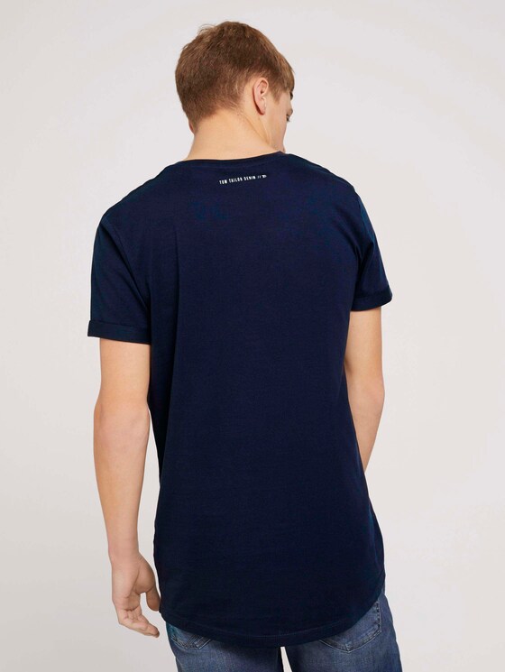 T-Shirt mit Bio-Baumwolle - Männer - Sky Captain Blue T-Shirt mit Bio-Baumwolle - Männer - Sky Captain Blue - 2 - TOM TAILOR Denim