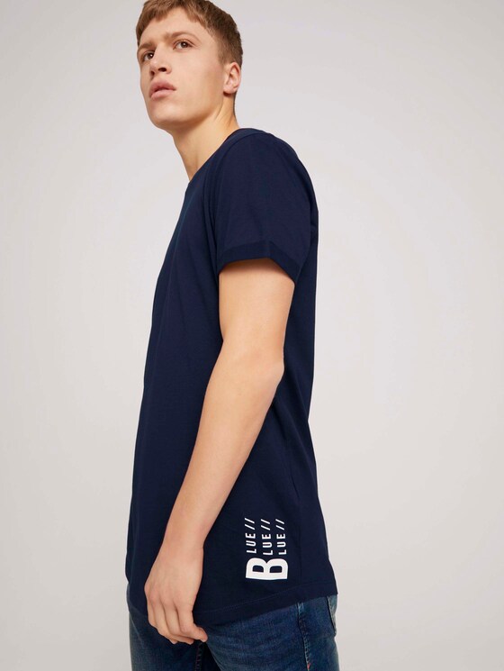 T-Shirt mit Bio-Baumwolle - Männer - Sky Captain Blue T-Shirt mit Bio-Baumwolle - Männer - Sky Captain Blue - 5 - TOM TAILOR Denim
