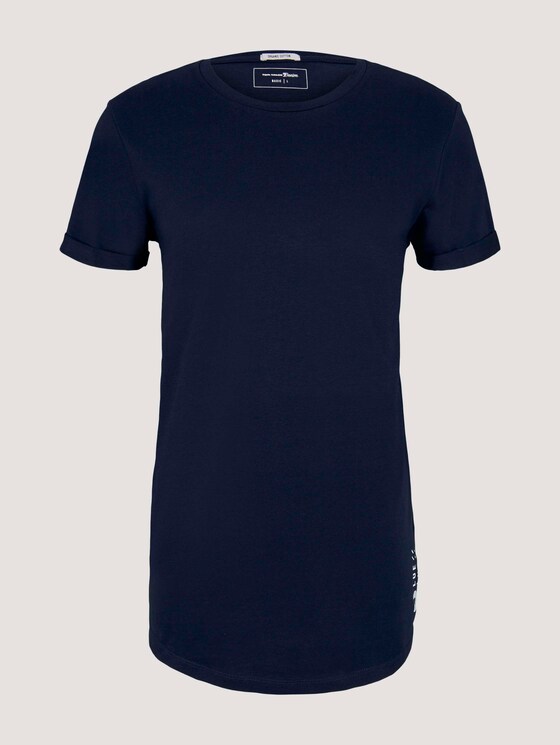 T-Shirt mit Bio-Baumwolle - Männer - Sky Captain Blue T-Shirt mit Bio-Baumwolle - Männer - Sky Captain Blue - 7 - TOM TAILOR Denim