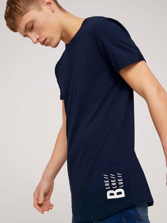 T-Shirt mit Bio-Baumwolle - Männer - Sky Captain Blue T-Shirt mit Bio-Baumwolle - Männer - Sky Captain Blue - 9 - TOM TAILOR Denim