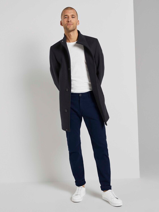 Strukturierte Chino Hose - Männer - diving navy blue Strukturierte Chino Hose - Männer - diving navy blue - 3 - TOM TAILOR