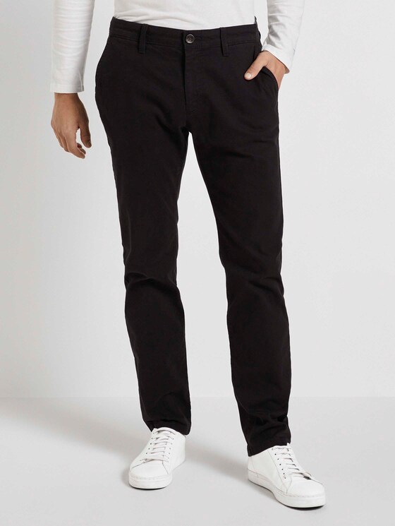 Strukturierte Chino Hose - Männer - Black Strukturierte Chino Hose - Männer - Black - 1 - TOM TAILOR