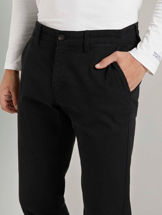 Strukturierte Chino Hose - Männer - Black Strukturierte Chino Hose - Männer - Black - 9 - TOM TAILOR