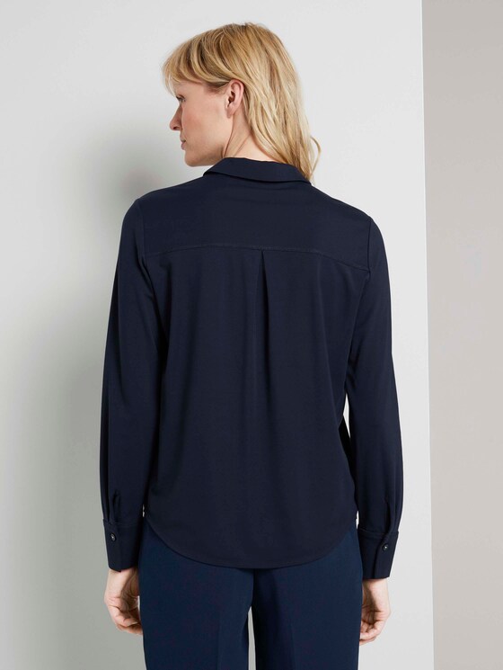 Langärmliges Blusenshirt - Frauen - Sky Captain Blue Langärmliges Blusenshirt - Frauen - Sky Captain Blue - 2 - Mine to five
