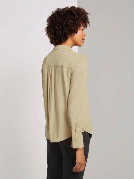 Langärmliges Blusenshirt - Frauen - light soft sand Langärmliges Blusenshirt - Frauen - light soft sand - 2 - Mine to five