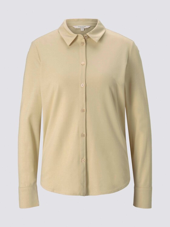Langärmliges Blusenshirt - Frauen - light soft sand Langärmliges Blusenshirt - Frauen - light soft sand - 7 - Mine to five