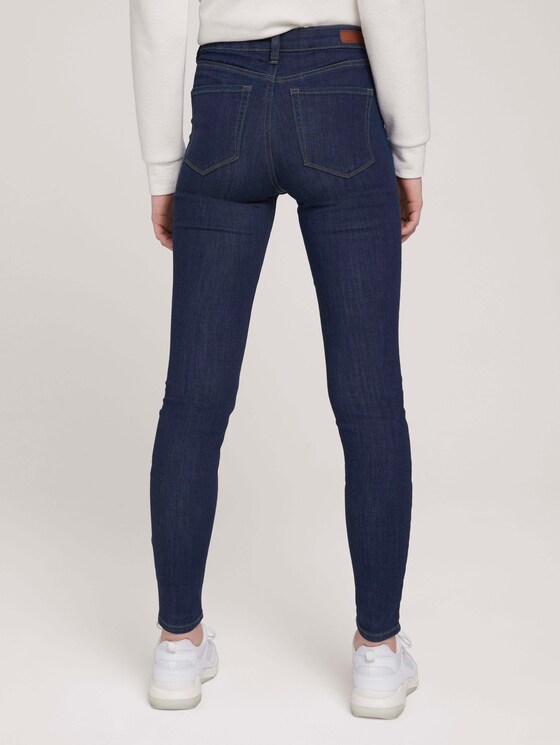 Janna extra skinny jeans made with organic cotton - Women - Used Dark Stone Blue Denim Janna extra skinny jeans made with organic cotton - Women - Used Dark Stone Blue Denim - 2 - TOM TAILOR Denim